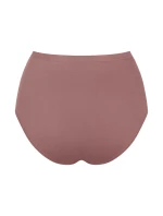 Dámské kalhotky GO Daily Cotton Highwaist - BROWN - sv. hnědé 1141 - SLOGGI Dámské kalhotky GO Daily Cotton Highwaist - BROWN - sv. hnědé 1141 - SLOGGI