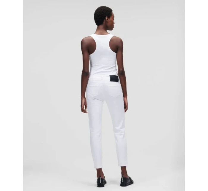 White Denim Pants W Jeans model 19443398 - Karl Lagerfeld