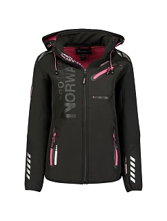 Geographical Norway Reine softshellová bunda W WU8182F/GNO-BLACK-PINK