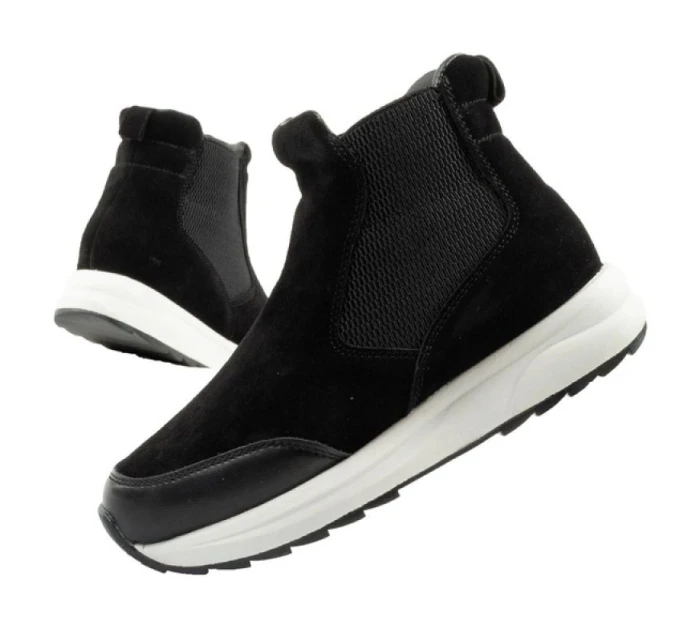 dámské kotníkové boty kožené černé dámské model 21428016 - SCHOLL