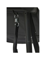 ZAHRADNÍ A BALKONOVÁ HOUPAČKA KASIA 3 OSOBY ŠEDÁ