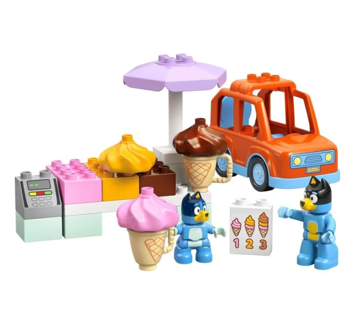LEGO DUPLO Bluey 10458 Zmrzlinový výlet s Blueem