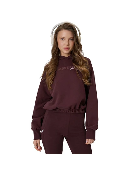 Dámská mikina 4F F2175 tmavě hnědá 4FWSS26TSWSF2175 80S