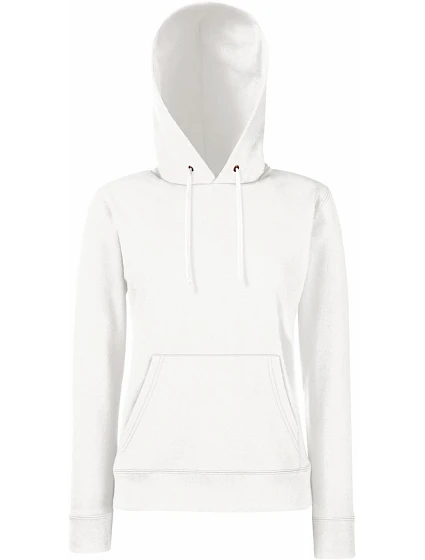 Fruit of the Loom Classic Lady-Fit Hooded Sweat Dámská mikina s kapucí 16.2038 white Fruit of the Loom Classic Lady-Fit Hooded Sweat Dámská mikina s kapucí 16.2038 white