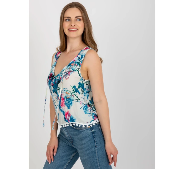 Halenka AT BZ 2202B.70 bílá a modrá