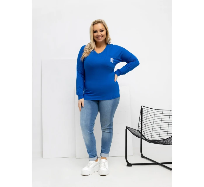 Halenka RV BZ A 161.63 kobaltově modrá Halenka RV BZ A 161.63 kobaltově modrá