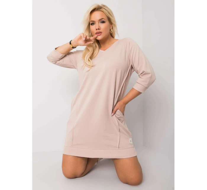 Šaty RV SK 6847.59P béžová