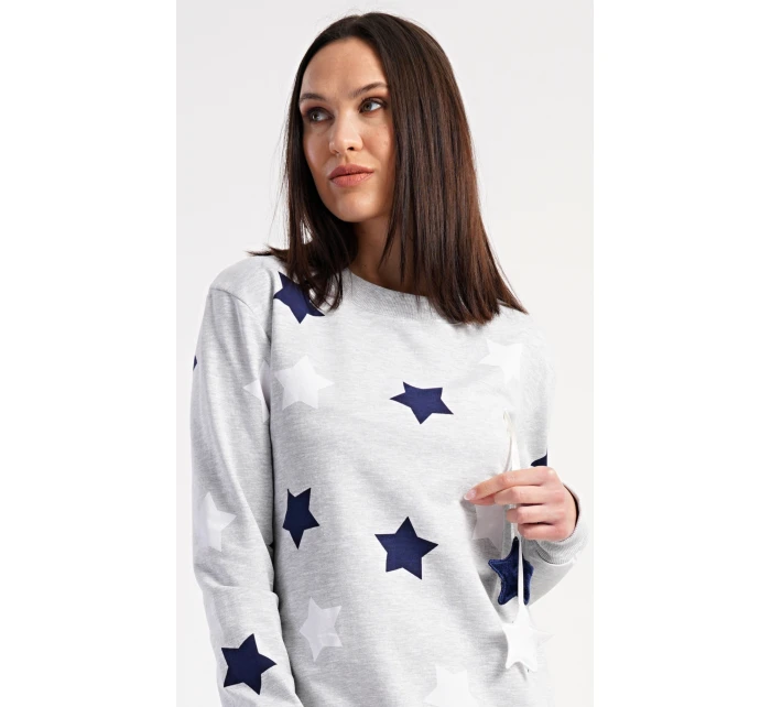 Dámské domácí šaty s dlouhým rukávem model 21417125 - Vienetta