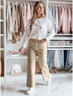 Dámské džínové kalhoty LUXEFLOW beige FashionStreet UY2364