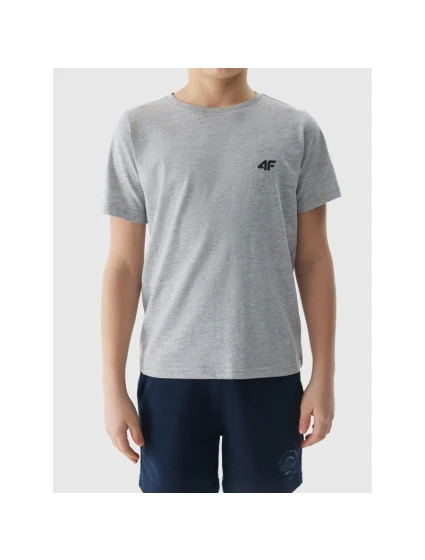 Hladké bavlněné tričko pro model 21431097 Junior - 4F Hladké bavlněné tričko pro model 21431097 Junior - 4F