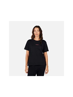 Dámské tričko ROSSIGNOL W Waterfall Relax Tee, černé