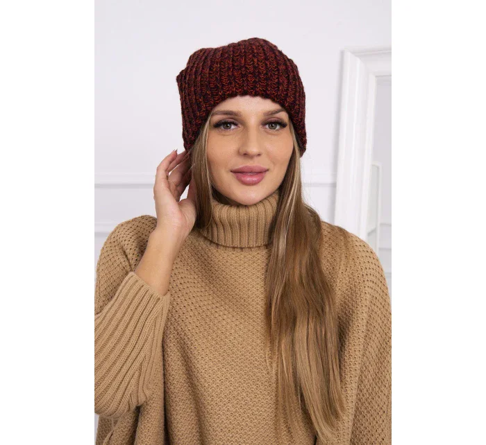 Dámská čepice Delia model 18750985 bordó - K-Fashion Dámská čepice Delia model 18750985 bordó - K-Fashion