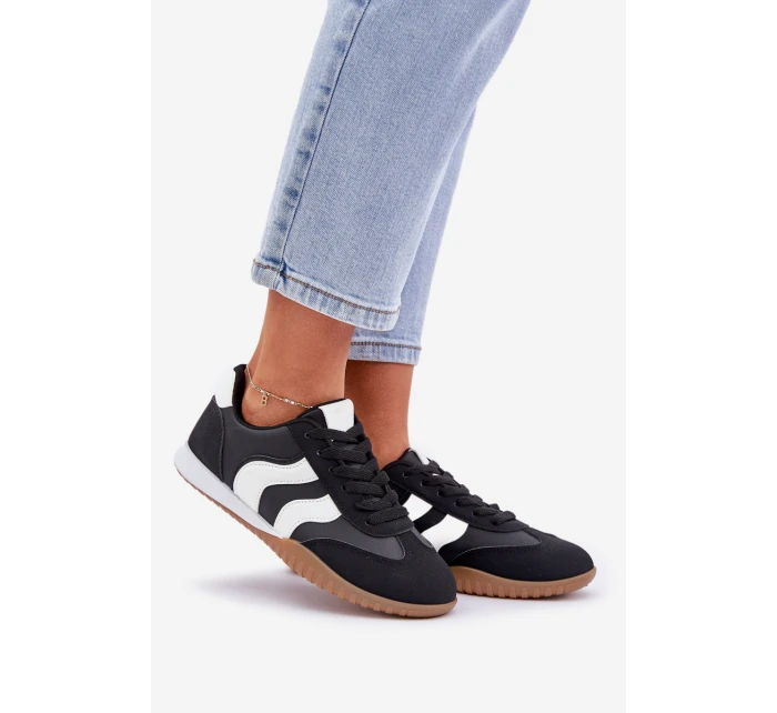 Klasické Dámské Tenisky Z Eko Kůže Černé model 21683302 - Boto