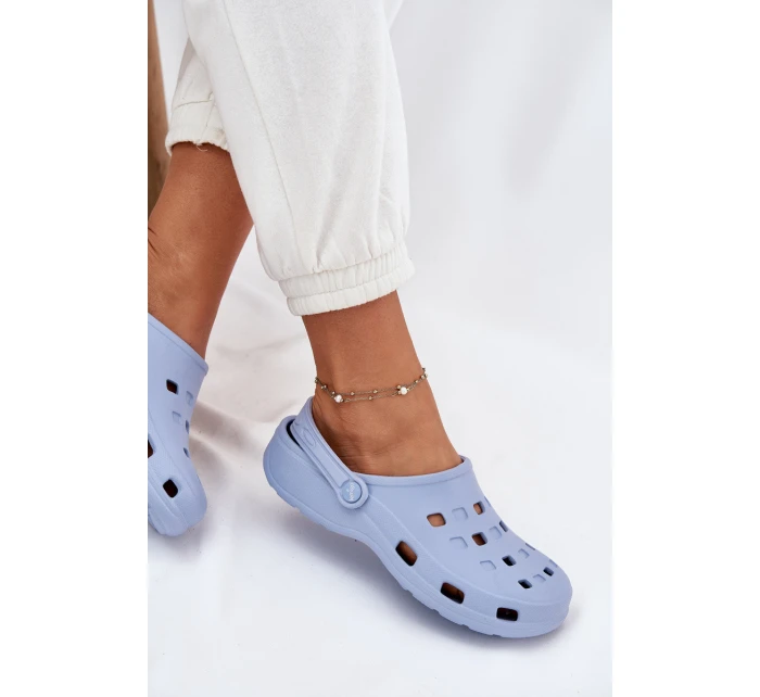 Dámské Pěnové Pantofle Modré model 21698074 - Boto Dámské Pěnové Pantofle Modré model 21698074 - Boto