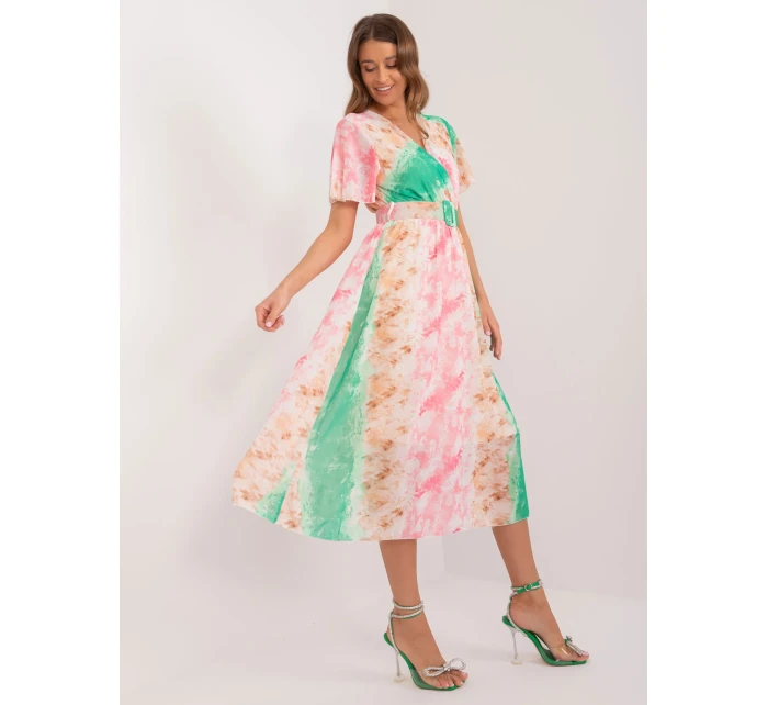 Sukienka DHJ SK  jasny różowy model 20095263 - FPrice