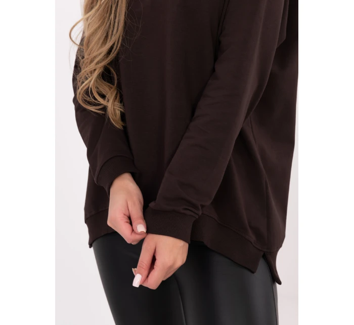 Mikina RV BL 5850.11X tmavě hnědá Mikina RV BL 5850.11X tmavě hnědá