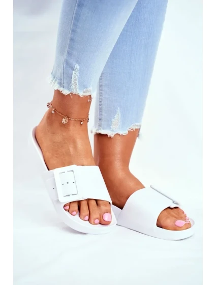 Dámské elegantní pantofle Big Star - bílé Dámské elegantní pantofle Big Star - bílé