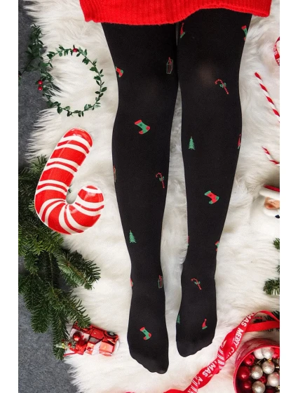 Dámské punčochové kalhoty CHRISTMAS TIGHTS-5 Dámské punčochové kalhoty CHRISTMAS TIGHTS-5