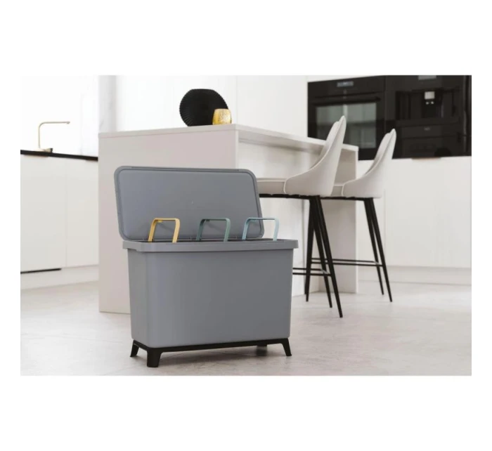 SORTIBOX 3W1 SMOOTH GRAY odpadkový koš SORTIBOX 3W1 SMOOTH GRAY odpadkový koš