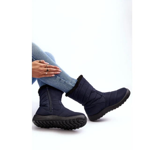 Vysoké Dámské Zateplené Sněhule Granátové Luxina Vysoké Dámské Zateplené Sněhule Granátové Luxina