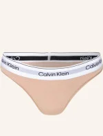 Dámské tanga QF7050E 7NS béžová - Calvin Klein