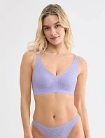 Dámská podprsenka ZERO Feel Bliss Soft bra Light Lilac levandulová - SLOGGI