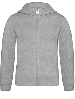B&C Hooded Full Zip /kids Dětská mikina s kapucí 01.0682 heather grey B&C Hooded Full Zip /kids Dětská mikina s kapucí 01.0682 heather grey