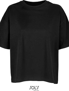 SOL'S Boxy Women Dámské oversize tričko 25.3807 deep black