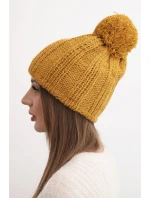 Čepice s fleecem Idalia K284 hořčicová Čepice s fleecem Idalia K284 hořčicová
