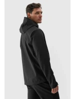 Pánská softshellová bunda s kapucí Černá model 21678481 - 4F