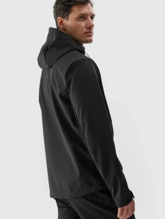 Pánská softshellová bunda s kapucí 4F Černá 4FWAW24TSOFM283-20S