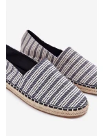 Pánské espadrilky s pletením tmavě modré Daniell