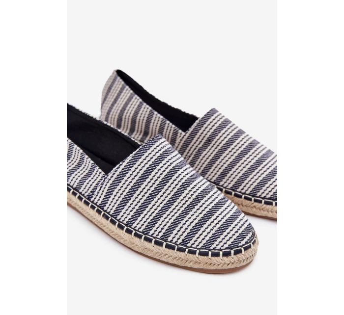 Pánské espadrilky s pletením tmavě modré Daniell