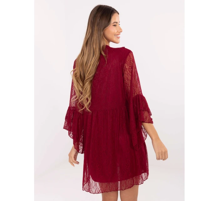 Sukienka MI SK model 21409561 bordowy - FPrice