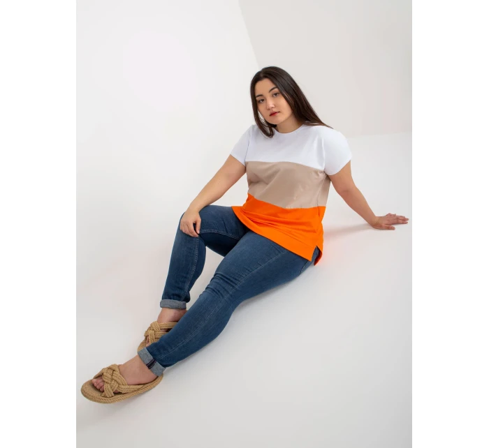 Bluzka RV BZ model 18617626 pomarańczowy - FPrice Bluzka RV BZ model 18617626 pomarańczowy - FPrice