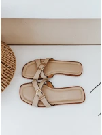 dámské žabky beige model 21990216 - Dstreet