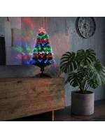 DEKORATIVNÍ VÁNOČNÍ STROMEK VÍCEBAREVNÝ 90CM