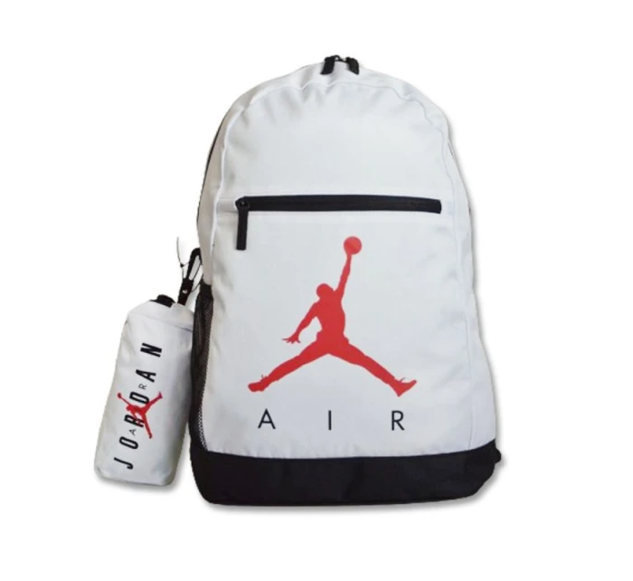 Školní batoh Air Jordan White + penál - 9B0503-001