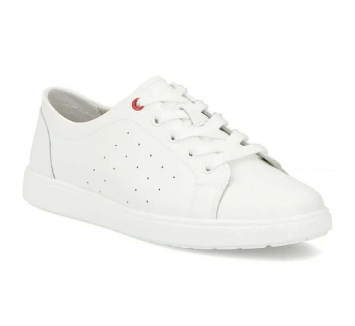 Dámské bílé kožené polobotky Filippo DP7556 dámské