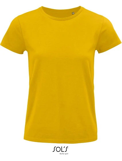 SOL'S Pioneer Women Dámské tričko z bio bavlny 25.3579 gold SOL'S Pioneer Women Dámské tričko z bio bavlny 25.3579 gold