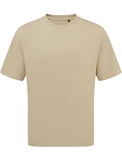 PR 020 Těžké unisex oversize tričko   khaki model 22461914 - Premier