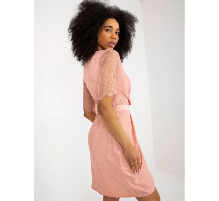 LK SK 508643 šaty.38X tmavě růžová