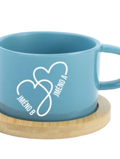 Keramický hrníček Makronka pro zamilované