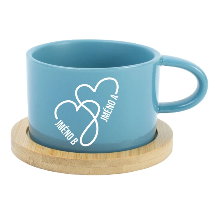 Keramický hrníček Makronka pro zamilované