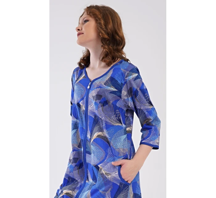 Dámské domácí šaty s tříčtvrtečním rukávem Eliza