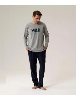 Pyžamo model 21281129 long/r S2XL pánské - Atlantic