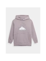 Dívčí nepruhovaná mikina s kapucí 4F Junior Dívčí nepruhovaná mikina s kapucí 4F Junior