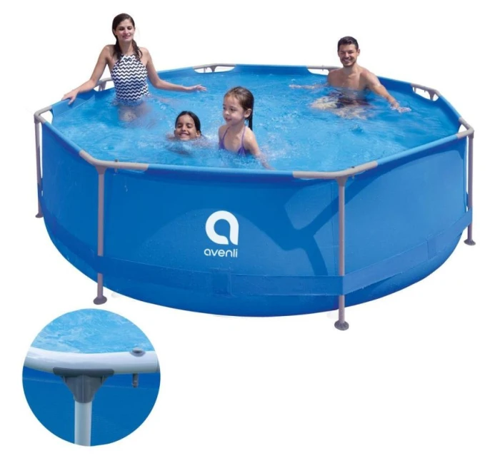 BAZÉN S OVÁLNÝM RÁMEM 300X76CM 17798