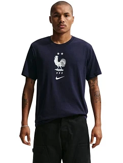 Pánské fotbalové tričko Nike FFF Soccer T-shirt navy blue IH2181 498 pánské