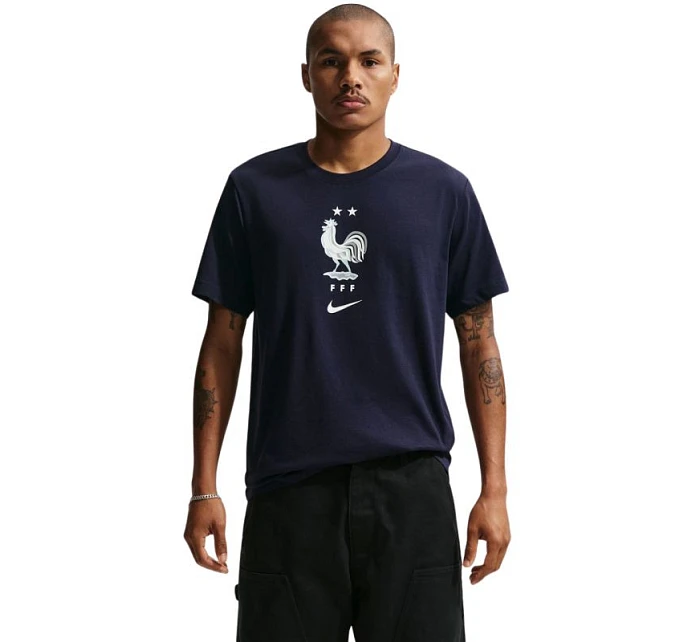 Pánské fotbalové tričko Nike FFF Soccer T-shirt navy blue IH2181 498 pánské Pánské fotbalové tričko Nike FFF Soccer T-shirt navy blue IH2181 498 pánské